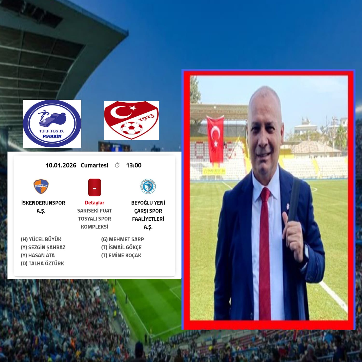 MEHMET SARP HOCAMIZA BAŞARILAR DİLERİZ