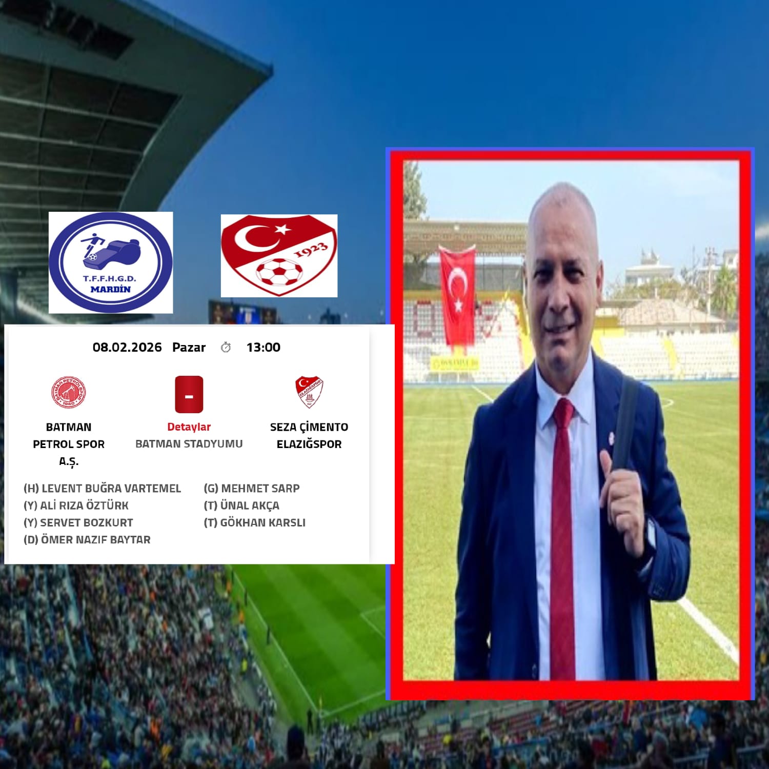 MEHMET SARP HOCAMIZA BAŞARILAR DİLERİZ