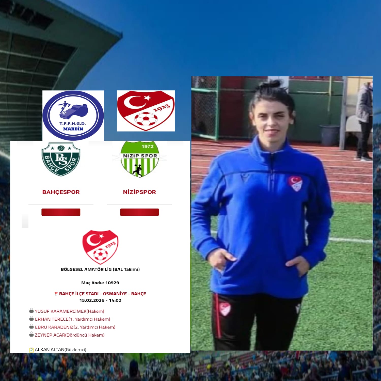 ZEYNEP ACAR  HOCAMIZA BAŞARILAR DİLERİZ