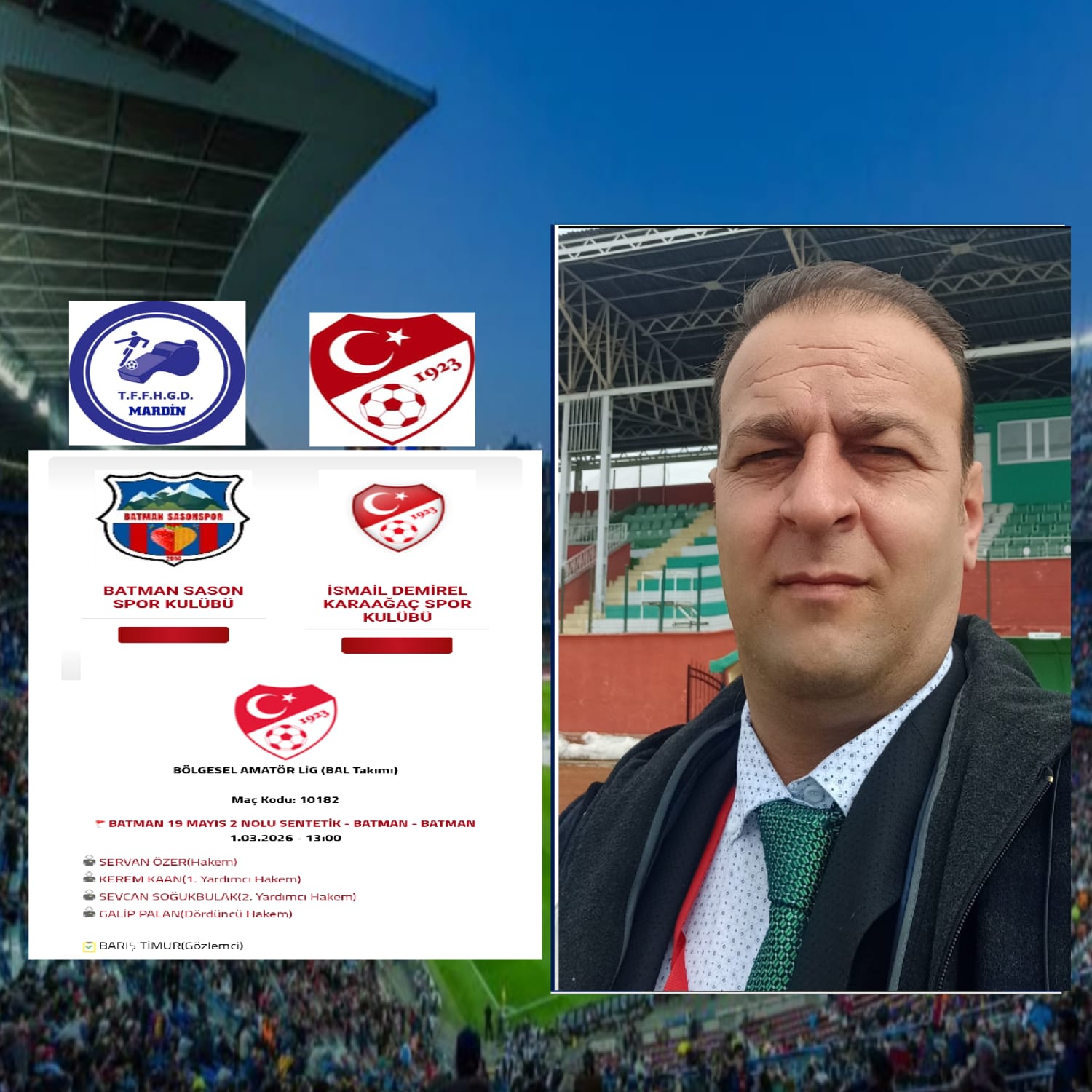 BARIŞ TİMUR HOCAMIZA BAŞARILAR DİLERİZ