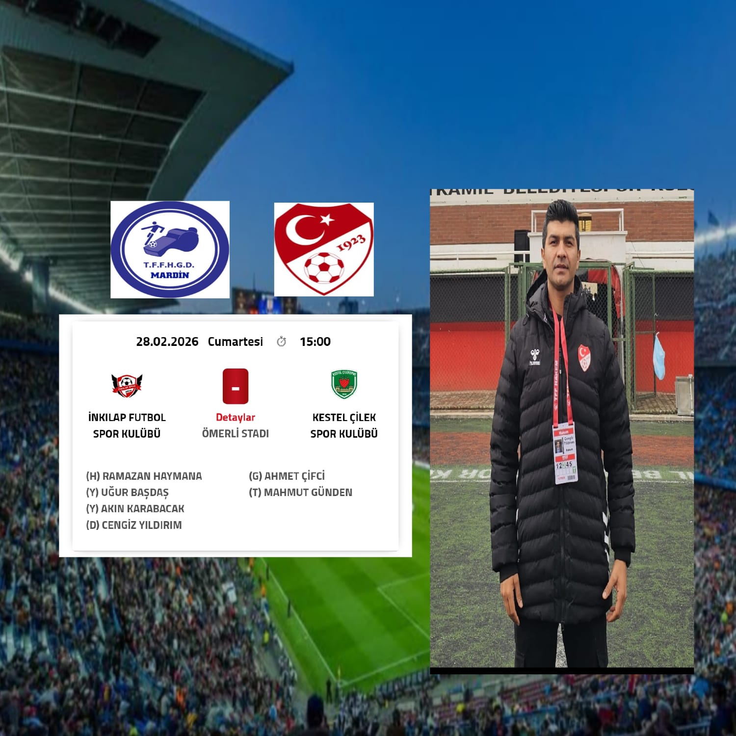 CENGİZ YILDIRIM HOCAMIZA BAŞARILAR DİLERİZ